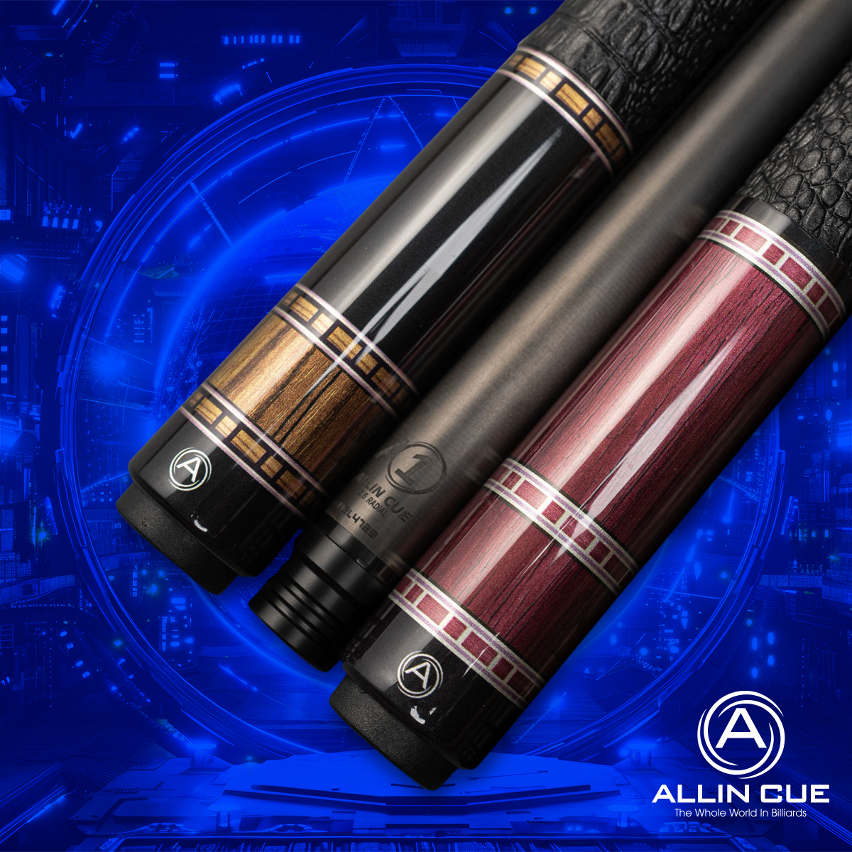 Billiard Cues ALLIN LEGEND DAKOTA ケース付 Gậy Bi a Allin Legend